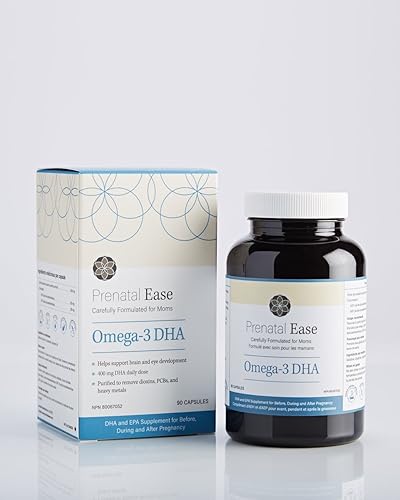 Omega-3 DHA, ácidos grasos omega-3 para antes, durante y después del embarazo, suministro para 45 días