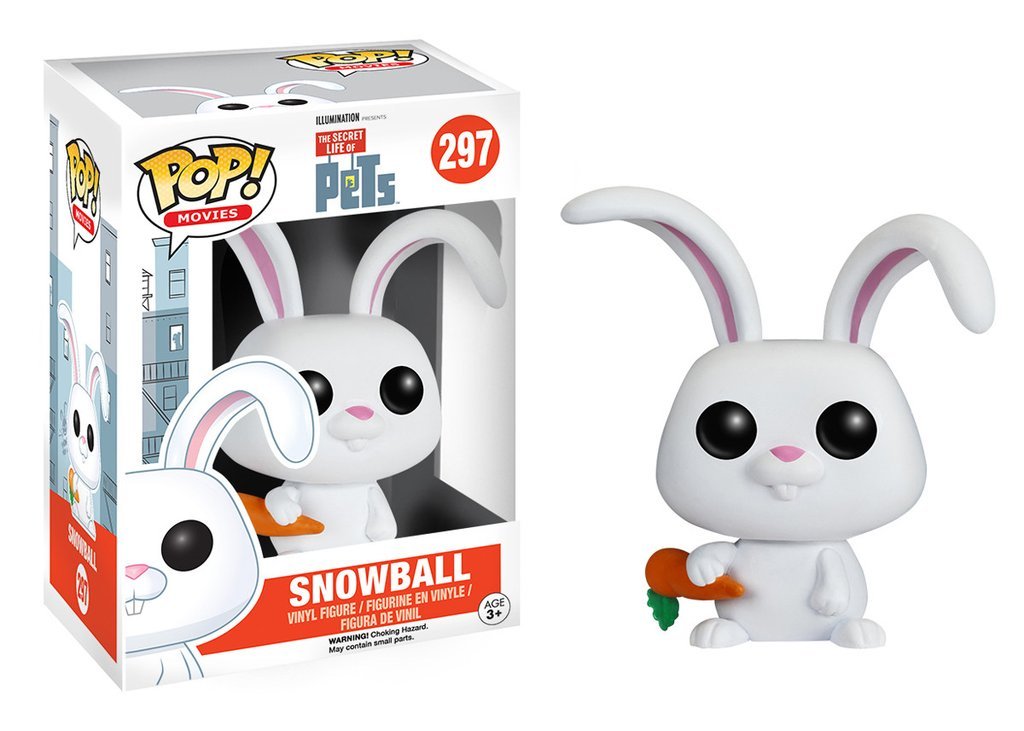 Funko POP Movies: Secret Life of Pets Action Figure - Snowball