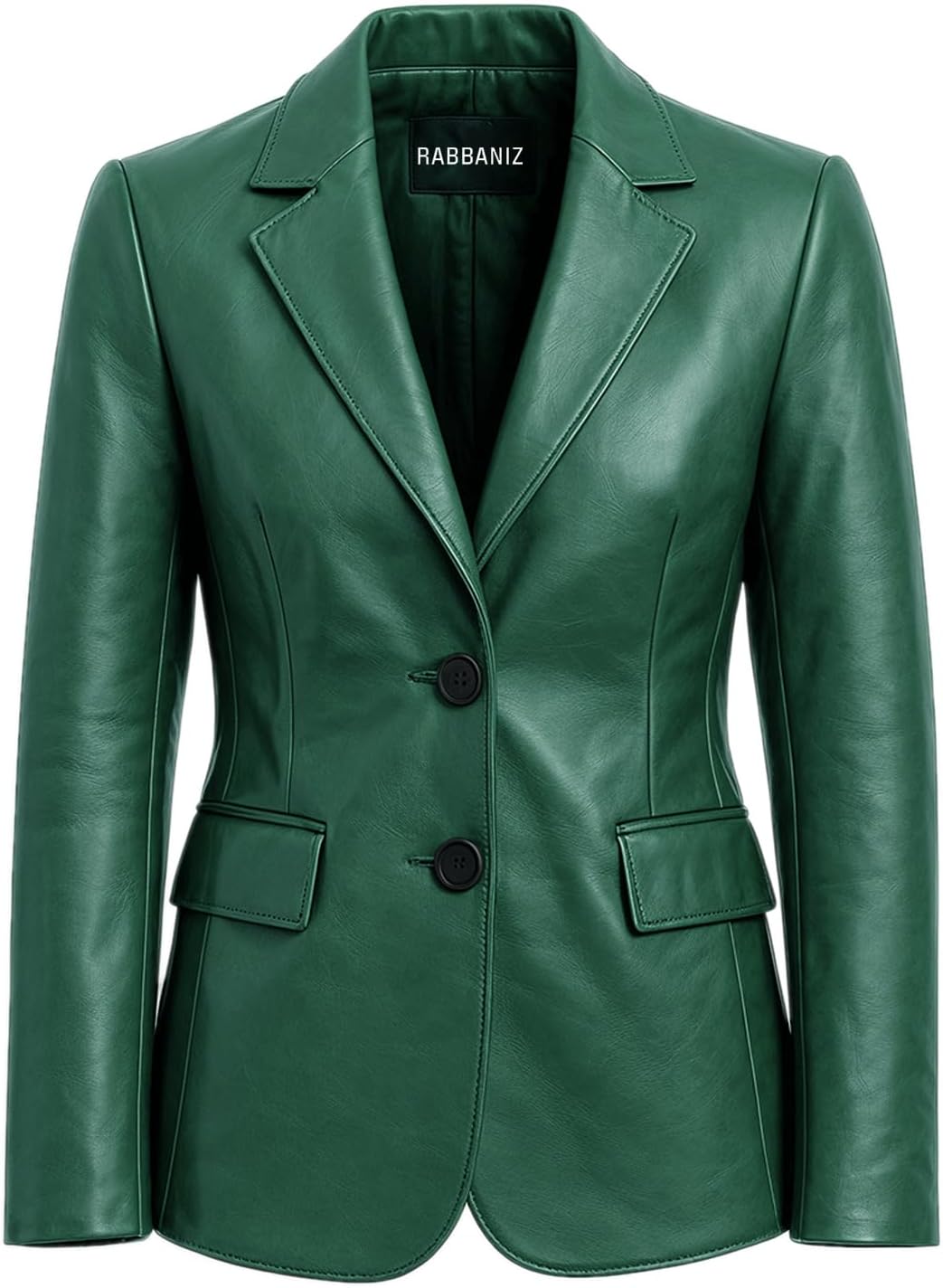 Leather Blazers for Women - Business Casual Coat - Real Lambskin Blazer Jackets for Women's