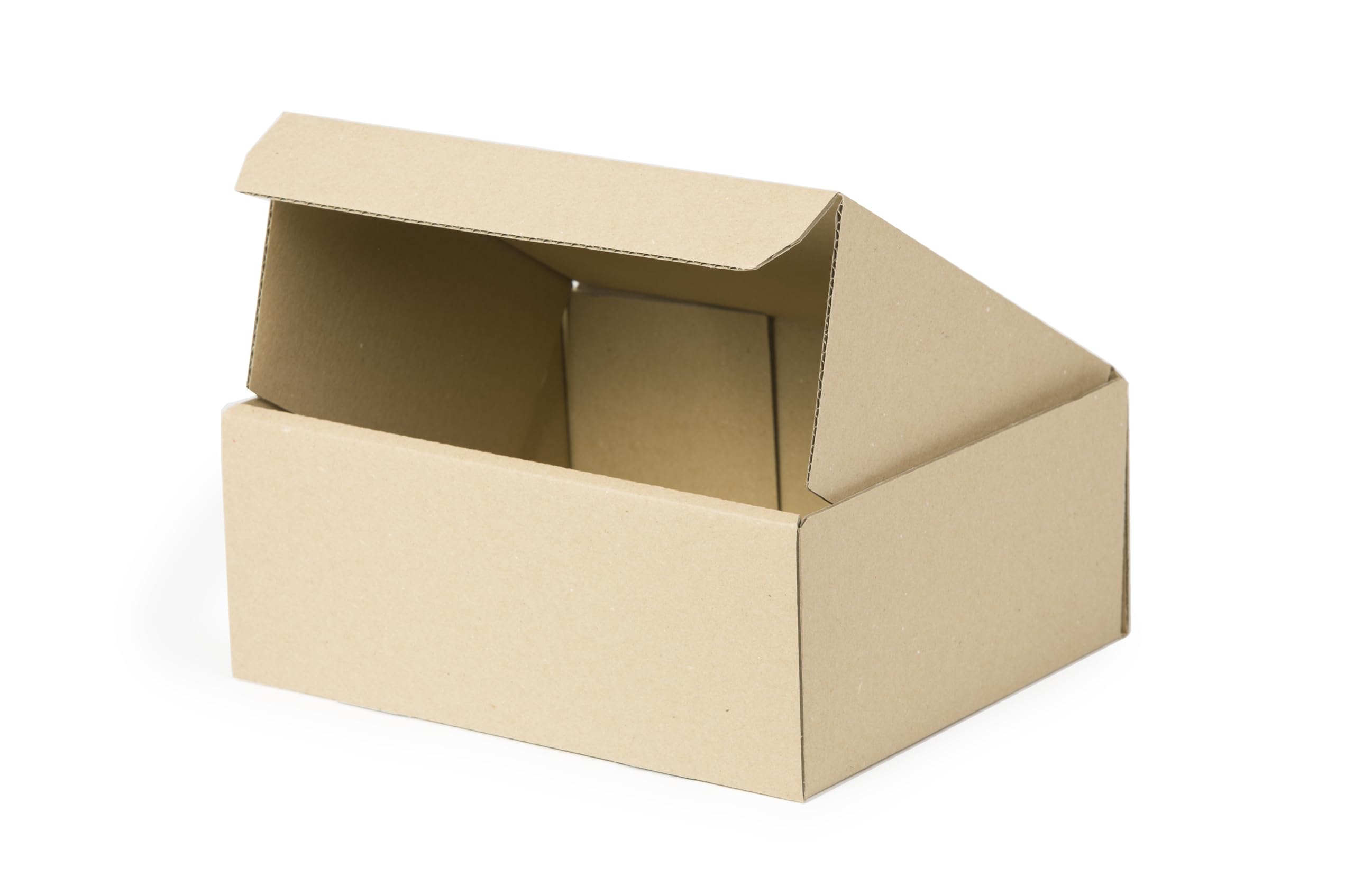 Opakowania, tektura falista, pudełko wysyłkowe, e-commerce, wysyłka, karton wysyłkowy, składane kartony z klapką, karton listowy maxi 250 x 200 x 150 mm, 75 szt
