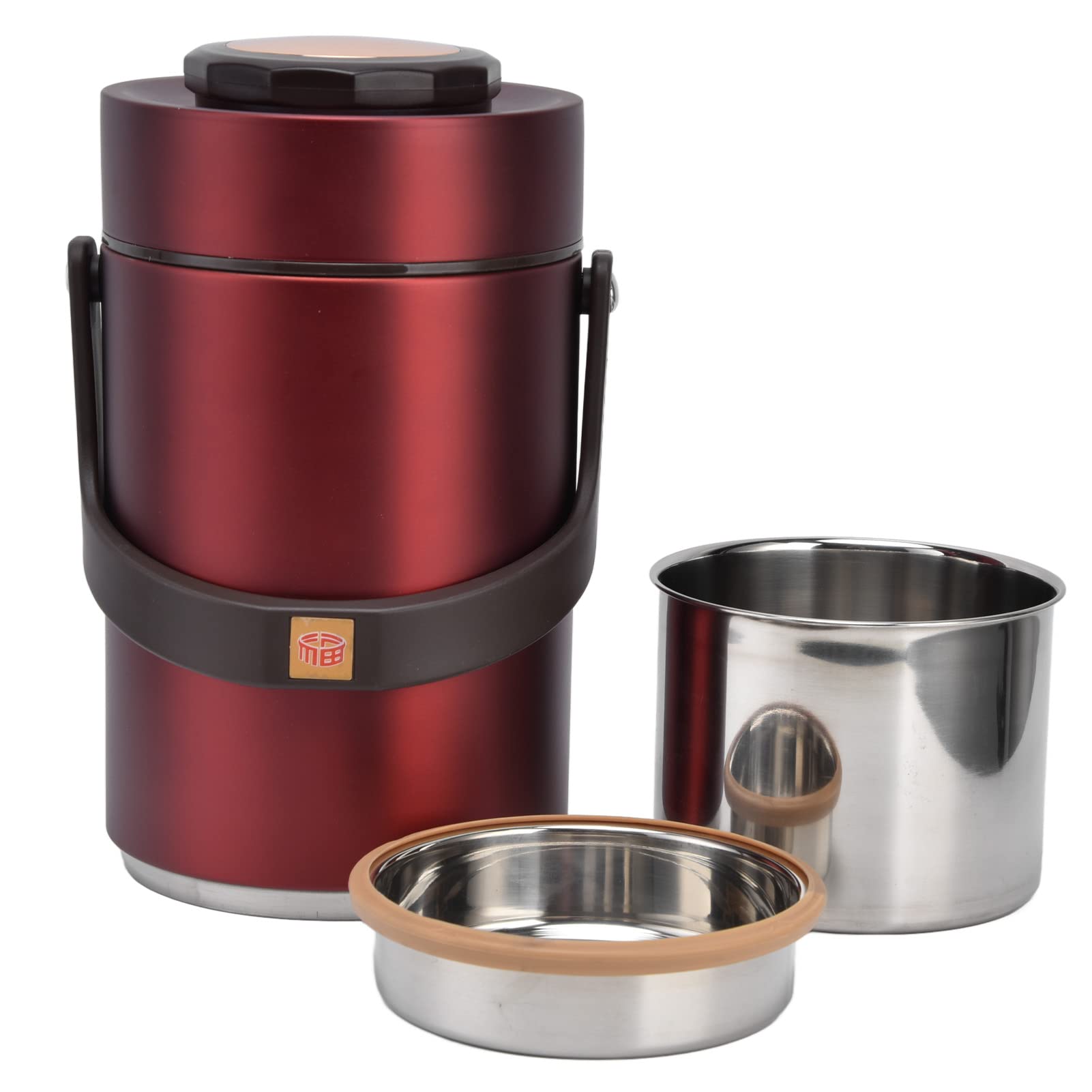 Jenngaoo Stainless Steel Vacuum Insulated 2300ml Lunch Box - 3-Tier Stackable Leakproof Thermal Container for Hot/Cold Meals, Portable Bento Jar for Work Travel Outdoor