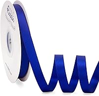 Vista 24 de Ribbli Cinta de satén marrón Turftan de doble cara, 1/2 pulgada x 50 yardas, cinta marrón claro para envolver regalos, manualidades, decoración