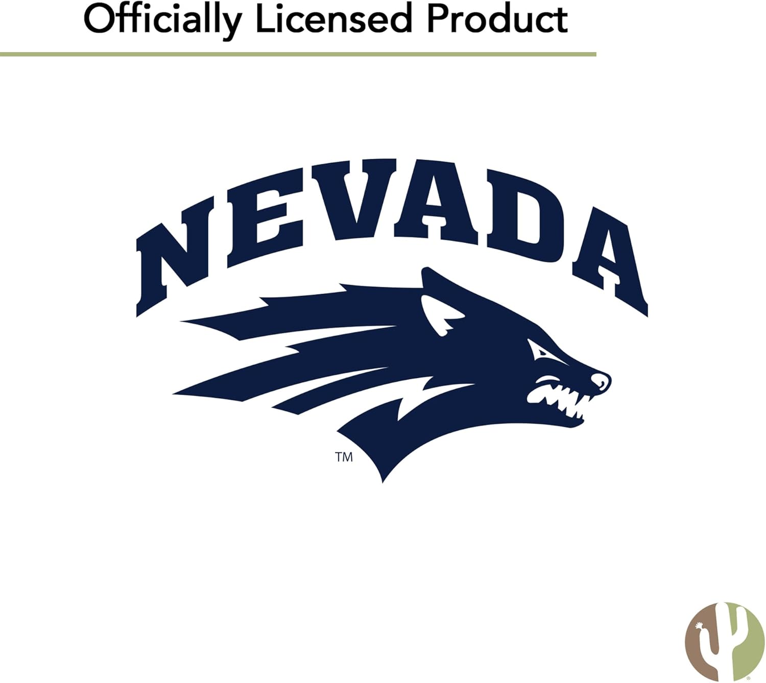 Desert Cactus University of Nevada Reno Neck Tie UNR Wolfpack 100% Polyester Necktie with Logo, Officially Licensed - Image 6