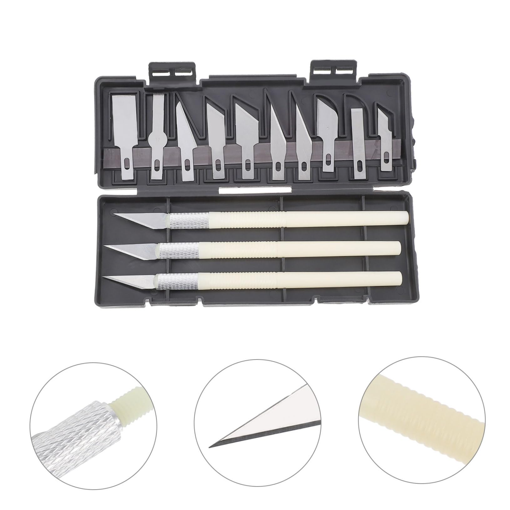 HOMSFOU 2 Sätze Hobbymesser Für Präzisionshandwerk Hobby-gebrauchsmesser Schneidmesser Präzisionsmesser Schnitzmesser Craft Hobby Gebrauchsmesser Edelstahl Und Abs
