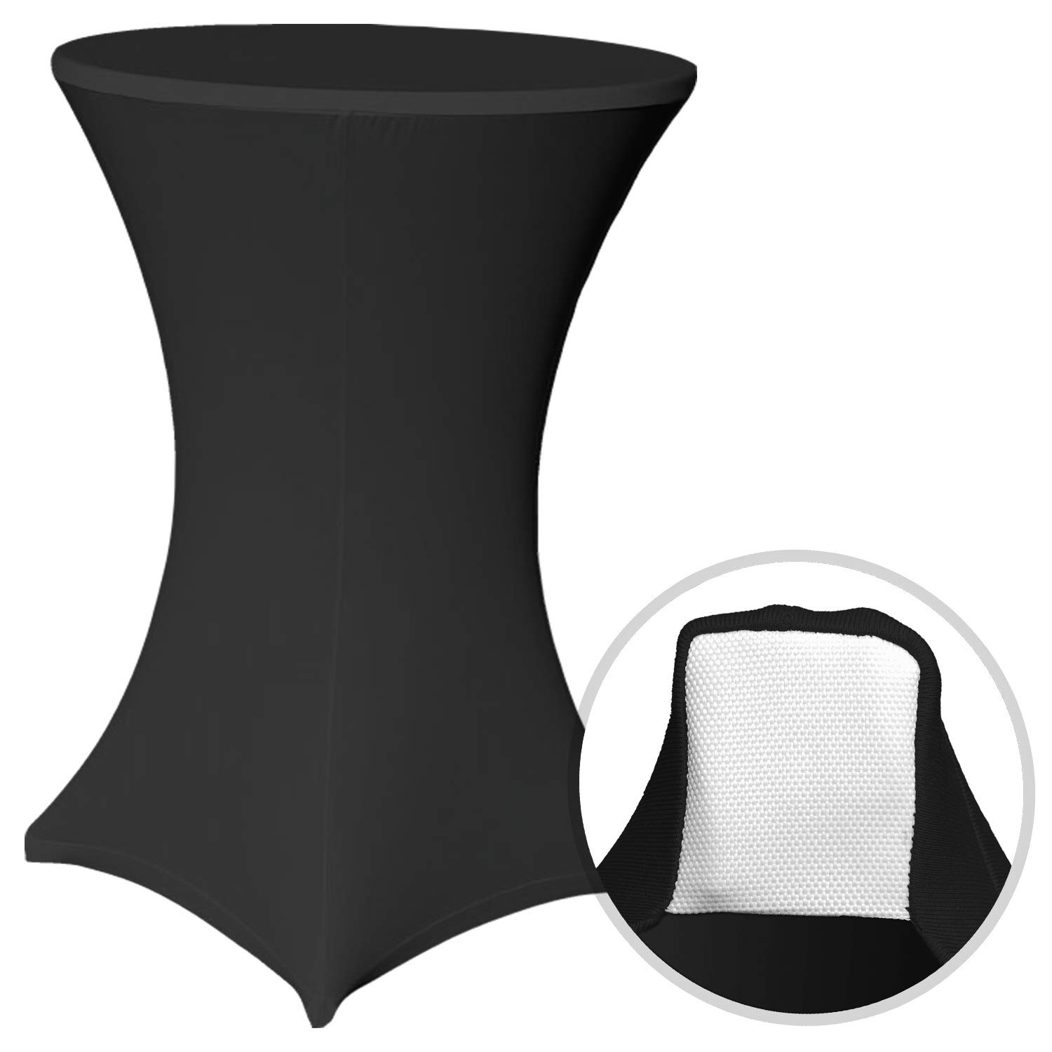 Set 3 Teli Da Birra Heimtexland® - Copritavolo E 2 Copripanca, Nero, Per Tavolo 70x220 Cm - 3