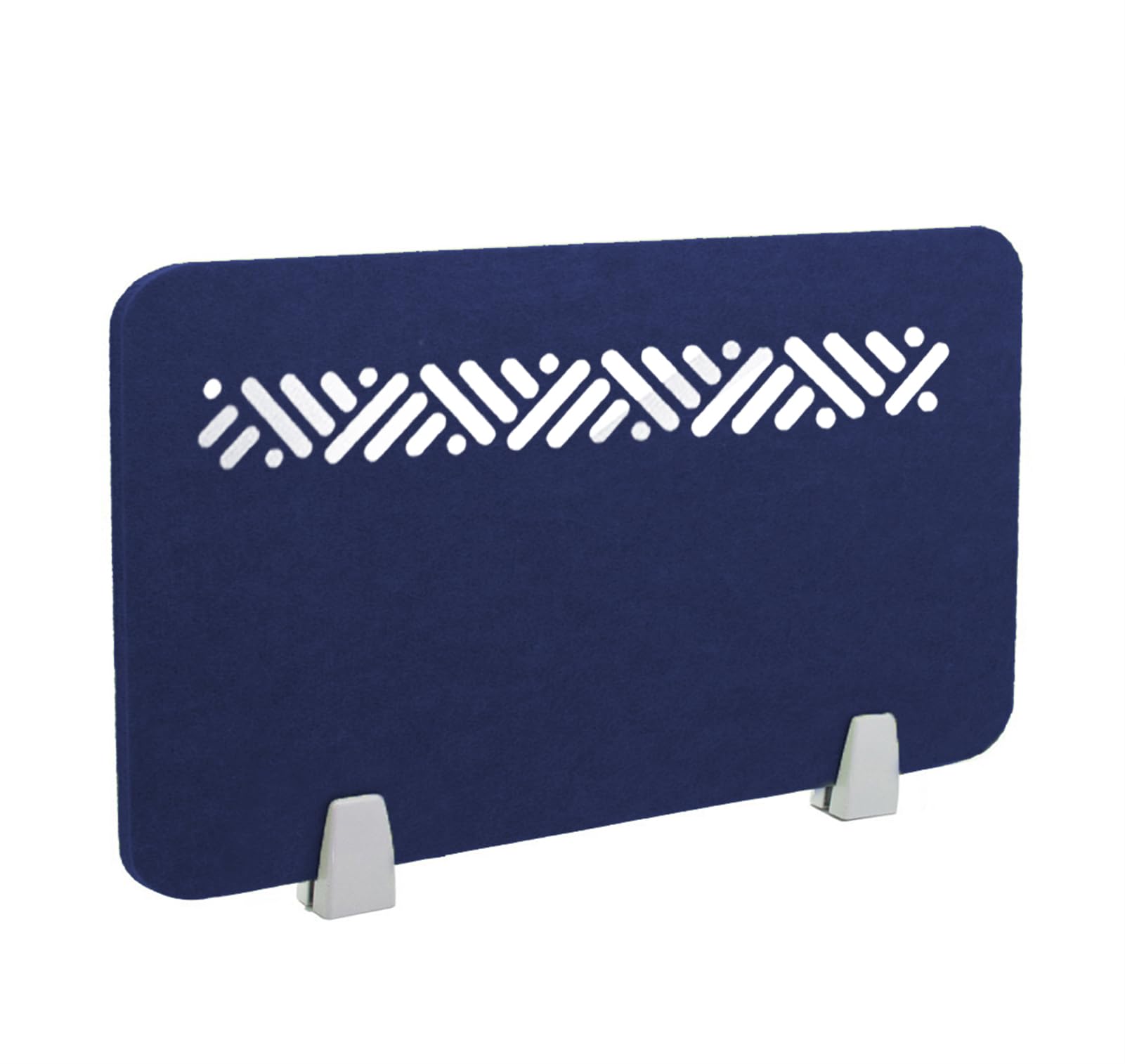 HJYCLFAZU Navy Blue Acoustic Panel Divider, 100x30cm Felt Table Partition for Office, School & Library - Soundproof, Noise Reduction, Workspace Solutions