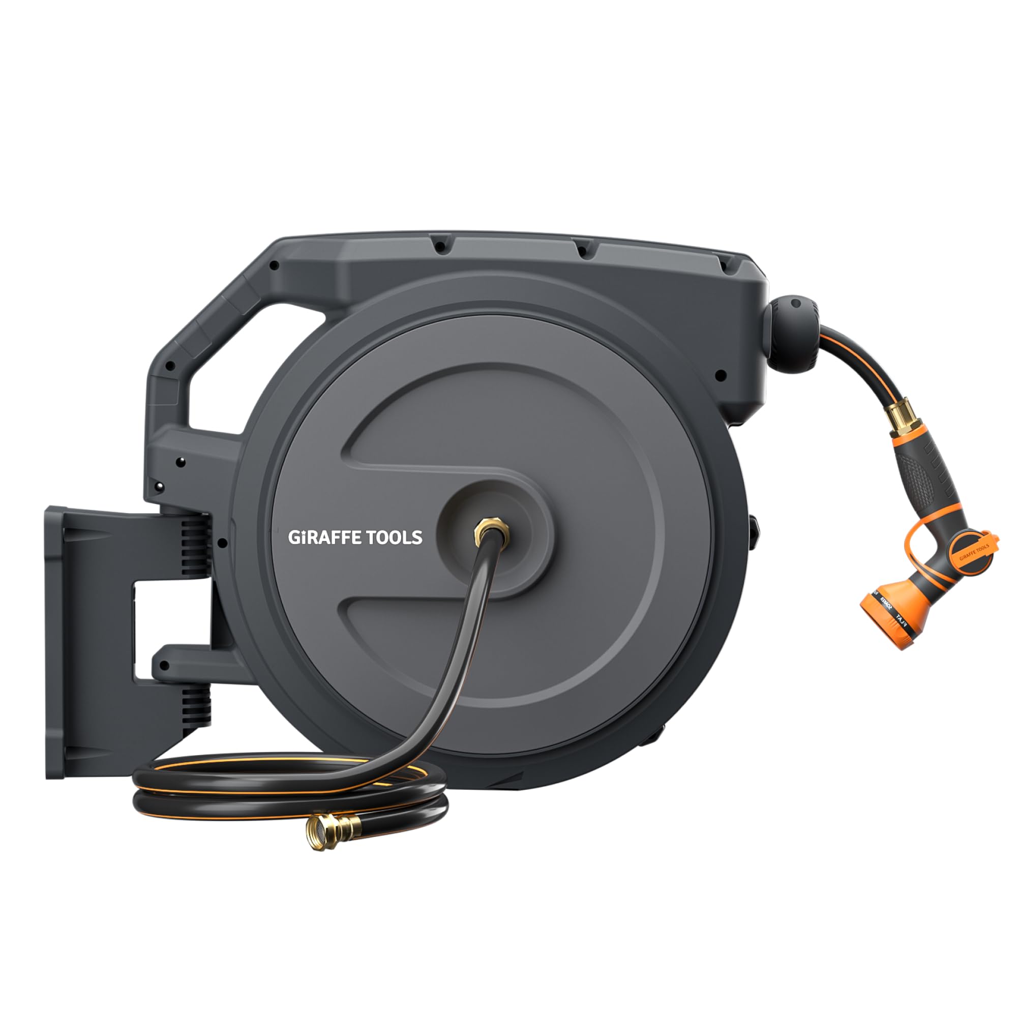 Giraffe Tools Heavy-Duty Wall-Mounted Hose Reel