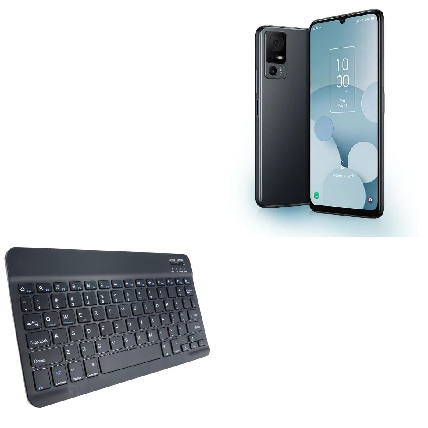 Amazon.com: BoxWave Keyboard Compatible with TCL 40 XL - SlimKeys