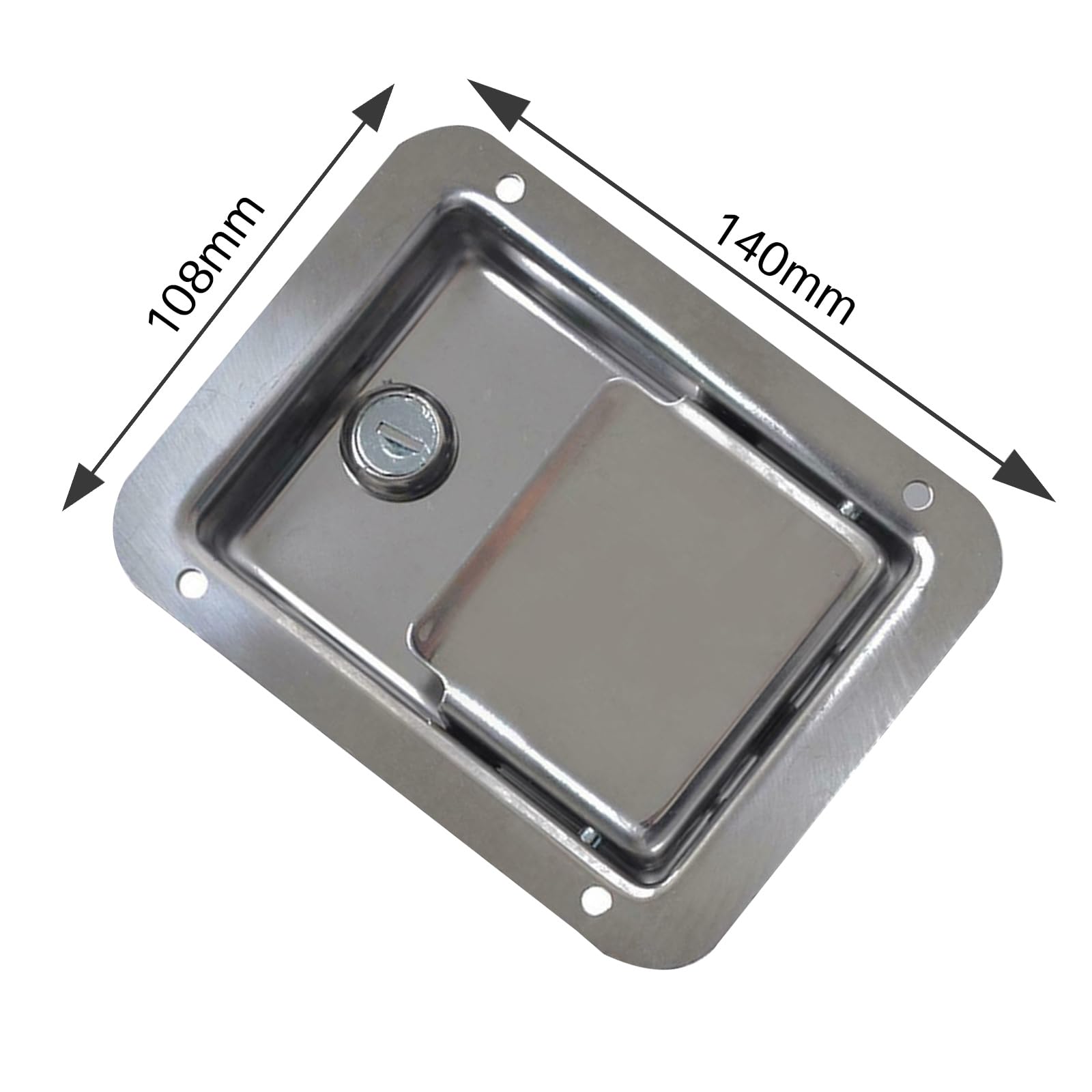 Trailer RV Travel Lock, Stainless Steel RV Door Latch - Image 2
