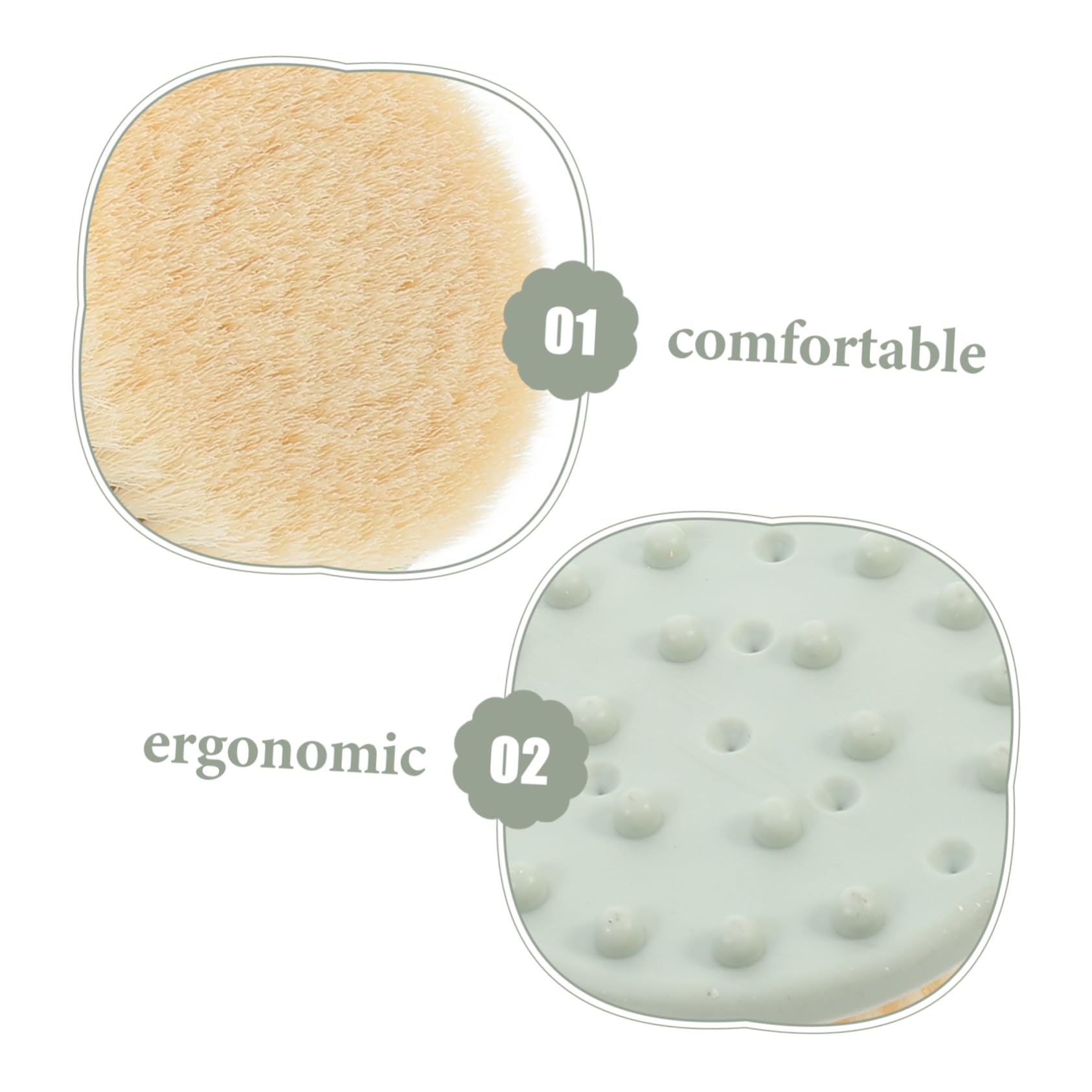 minkissy 3 Cepillos De Baño Para Espalda Con Mango Largo Para Cepillo De Con Mango Largo Para Cepillo De Baño Con Mango Largo Para