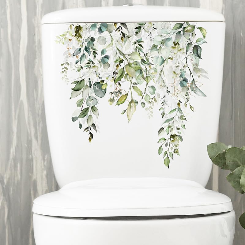 INDIAN ROYALS Green Plant Leaf Flower Design Wall Art Decoration PVC Vinyl Removable Wall Sticker, Toilet Sticker (20 CM x 30 CM) (B0CPVRQJ2V) Amazon Price History, Amazon Price Tracker