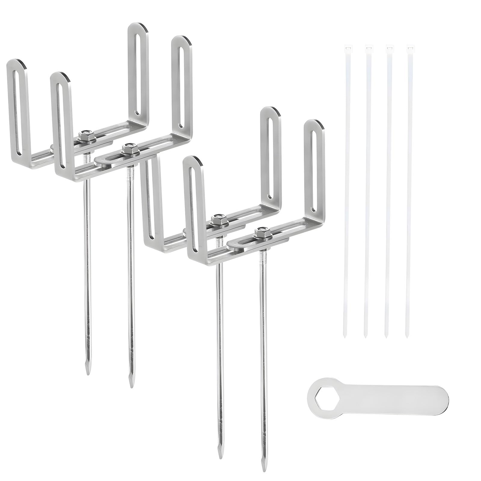 Nucelit 15Cm Of 4 Downspout Assist Parentheses Modifiable Assess To 5.2 In Metal Construction For Permanent Use Galvanized Steel Bracket