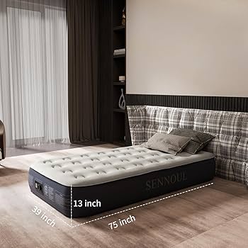 Amazon.com: SENNOUL Air Mattress Twin with Built in Pump - 2