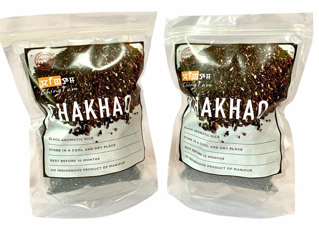 ChingTam Manipuri Aromatic Black Rice - Chakhao 500g
