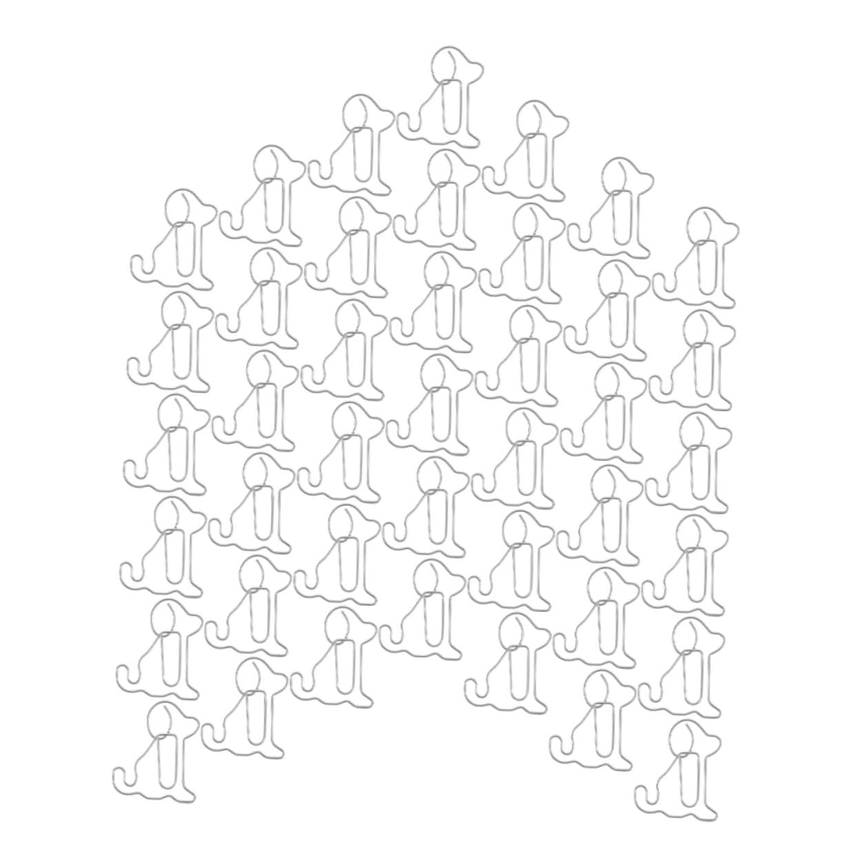 STOBAZA 400pezzi Clips Da Ufficio Forma Di Cane Da Creativi e Decorativi Fermagli Per Documenti Versatili e Riutilizzabili Per Studio e Casa