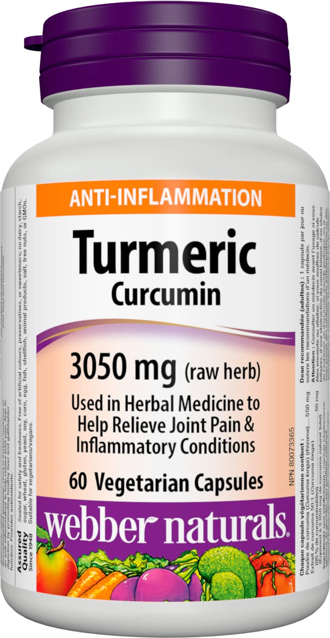 Webber Naturals Turmeric Curcumin: Anti-Inflammatory Support — Is it Clinically Supported for Daily Wellness?