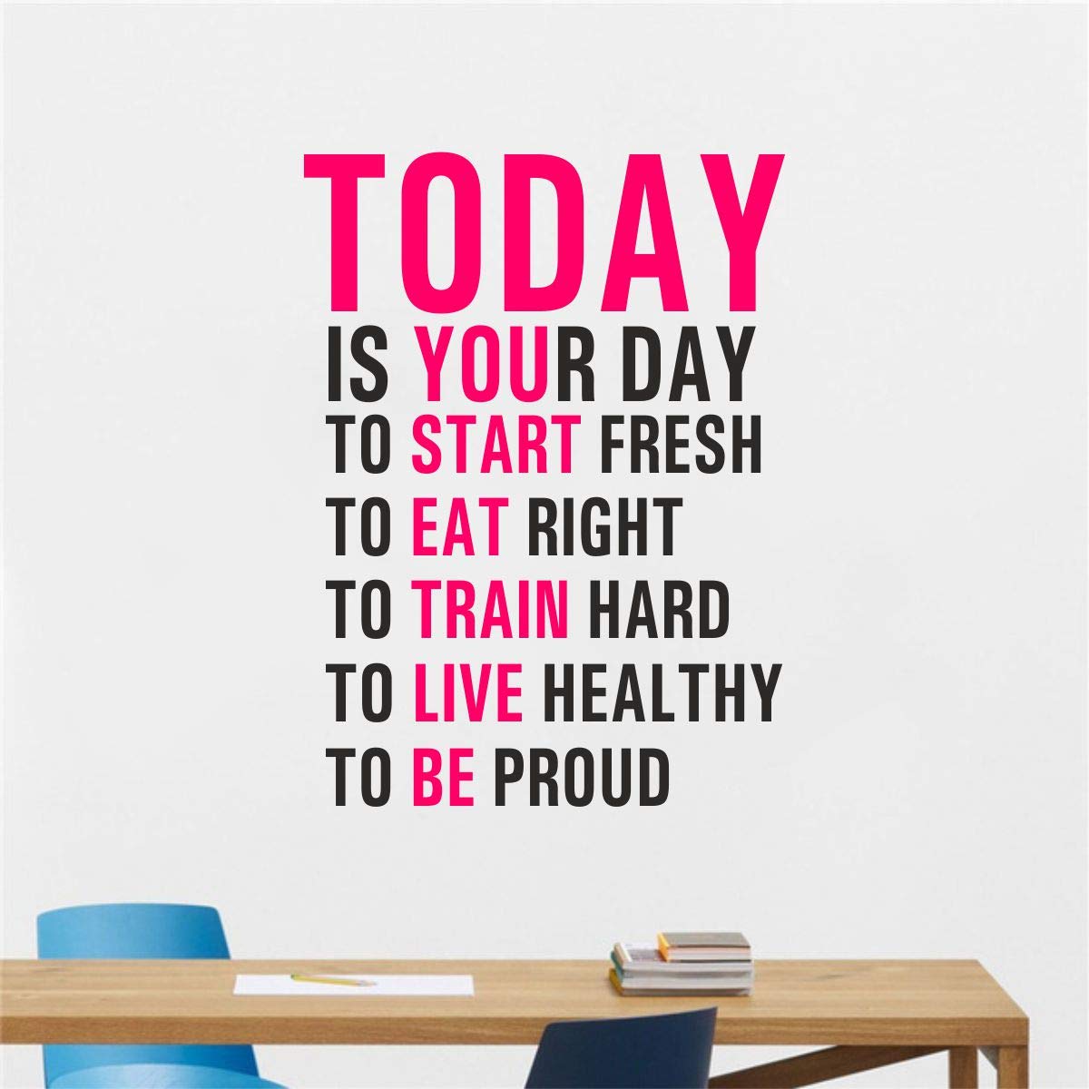 Decal O Decal Vinyl Today Motivational Quotes Wall Stickers, 10 x 450 x 600 Millimeters (B082WZ781R) Amazon Price History, Amazon Price Tracker