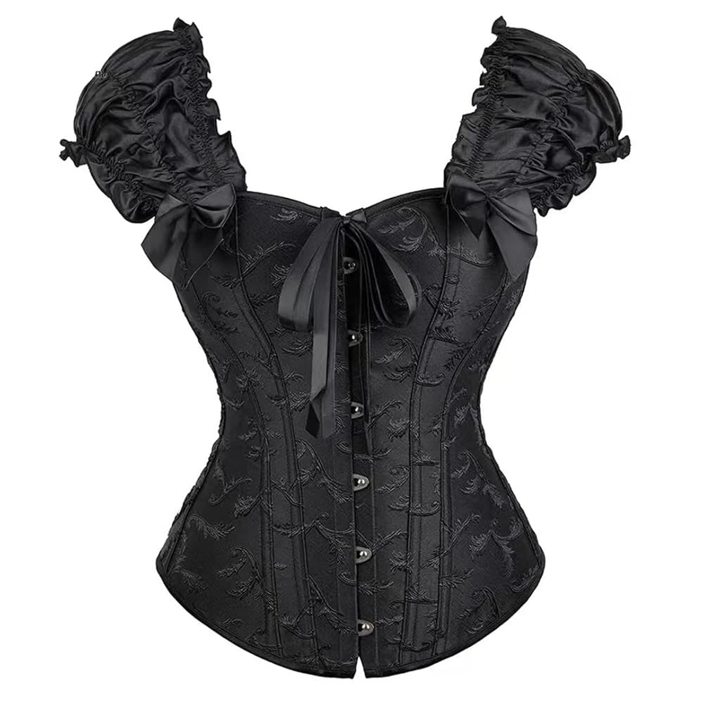 fig London◎ Carol bustier Amazon.com: Fnfmrfmr Women White Jacquard Corset Puff Sleeve