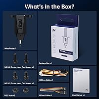 Vista 7 de BIQU MicroProbe V2.0 Kit de sensor de nivelación de cama Impresora 3D Herramienta de nivelación automática con sonda de metal de alta precisión