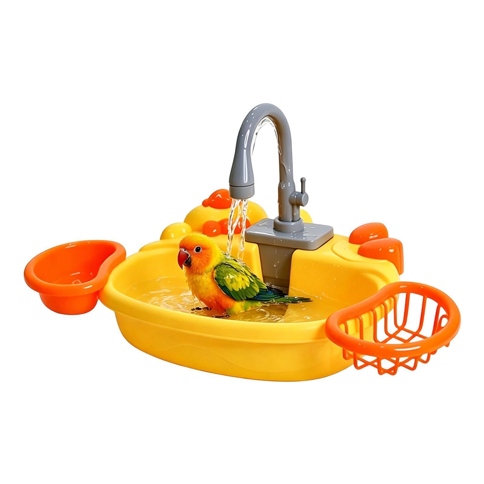 Accessoire bain-douche perroquet extérieur et jardin pour pinson