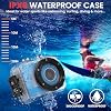 Cámara de acción deportiva Pyle Gear Pro - videocámara Full HD 1080P a prueba de agua, cámara de 12MP, pantalla táctil de 2.4", puertos USB y HDMI, con control remoto, batería de litio de 1500mAh, accesorios de montaje (azul) 8