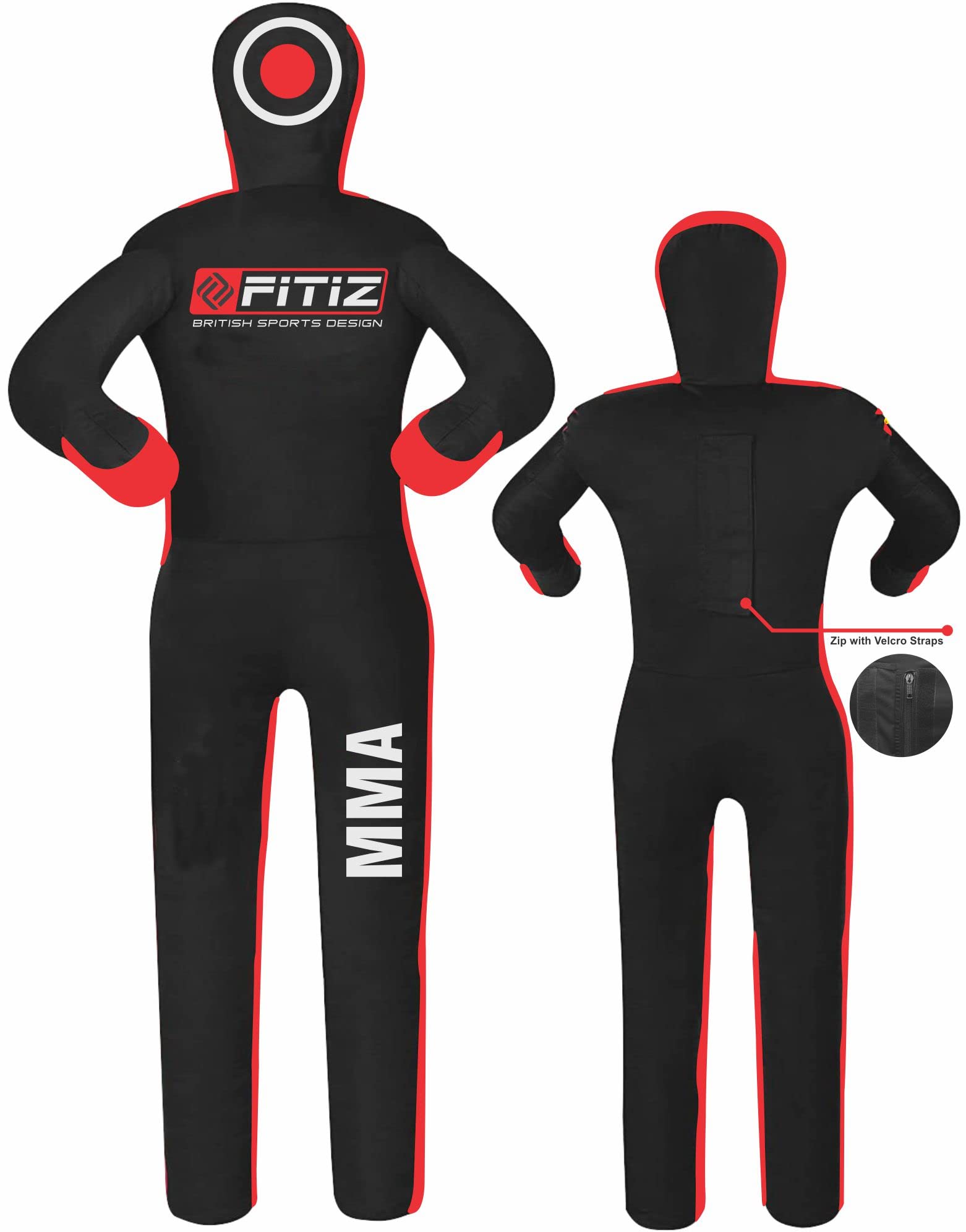 Mannequin MMA Judo Grappling Sac de frappe (vide) Brésilien BJJ JIU Jitsu Position Debout Mannequin lutte Arts Martiaux Boxe Karaté Entraînement Dummy