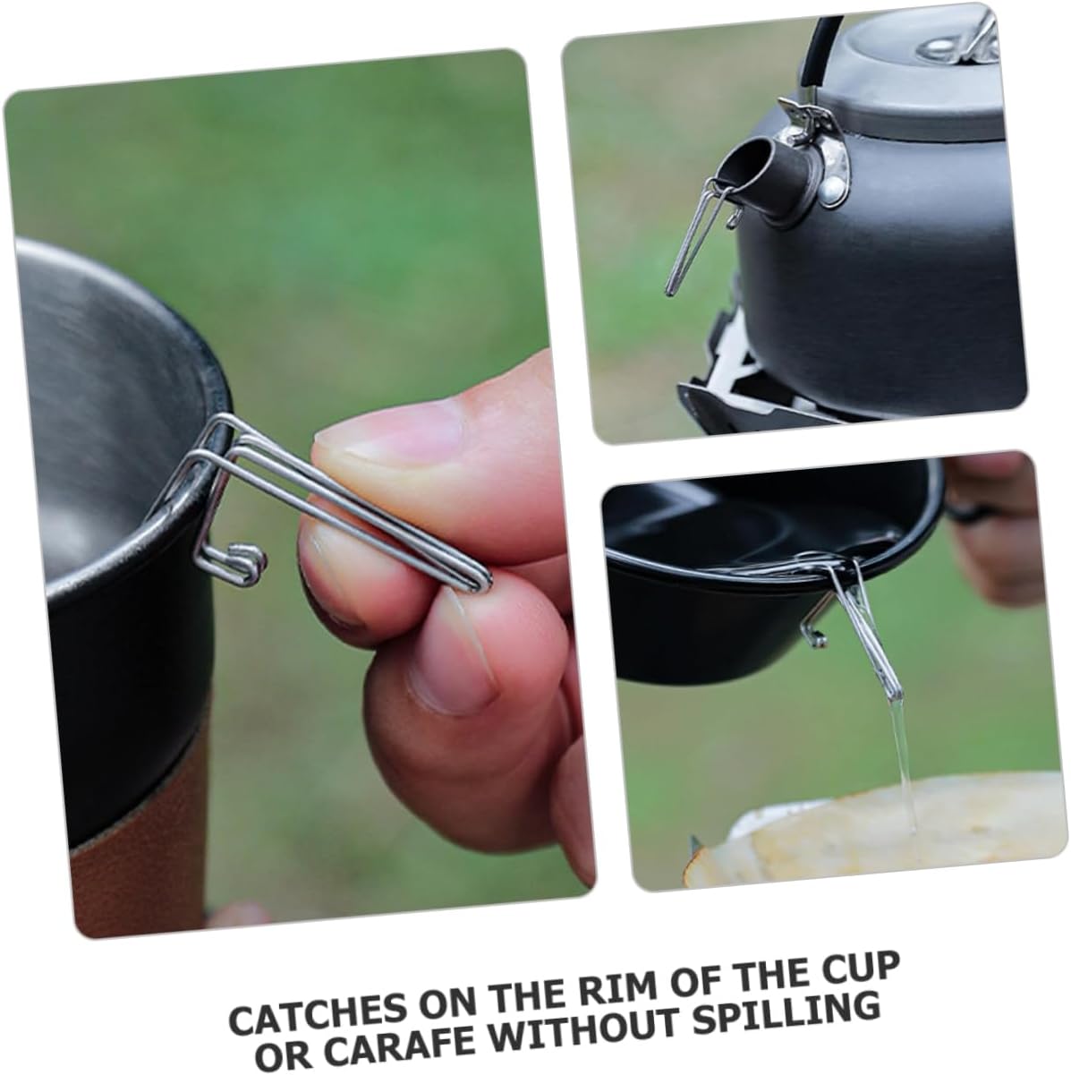 BESTOYARD 2Pcs Stainless Steel Coffee Drip Spout for Carafe and Cup Silver image 2