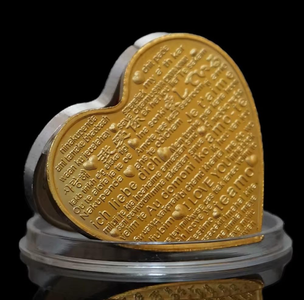 Pop-Up-Karte zum Valentinstag, Muttertagskarte für Mutter, 25,9 x 17,8 cm, "I Love You", 3D-Pop-Up-Karten – mit Herz-Münze für Valentinstag, Jahrestag, Muttertag, Happy Birthday