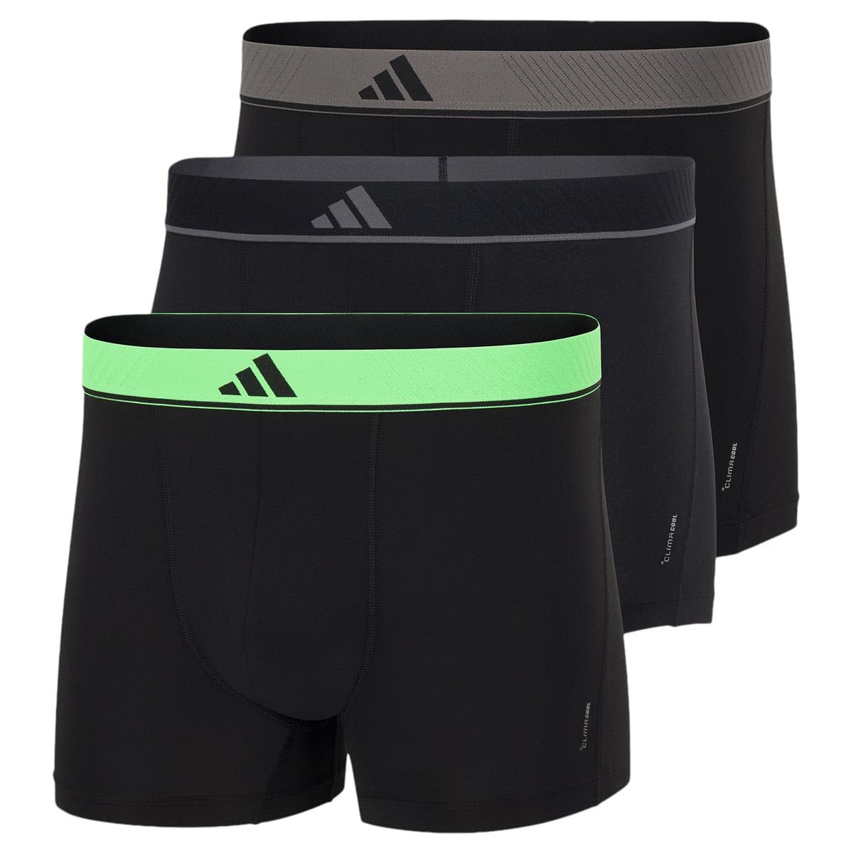 adidas Herren Trunk (3 Pack) - Active Micro Flex Eco - Boxershorts enganliegend - Bequeme Unterwäsche