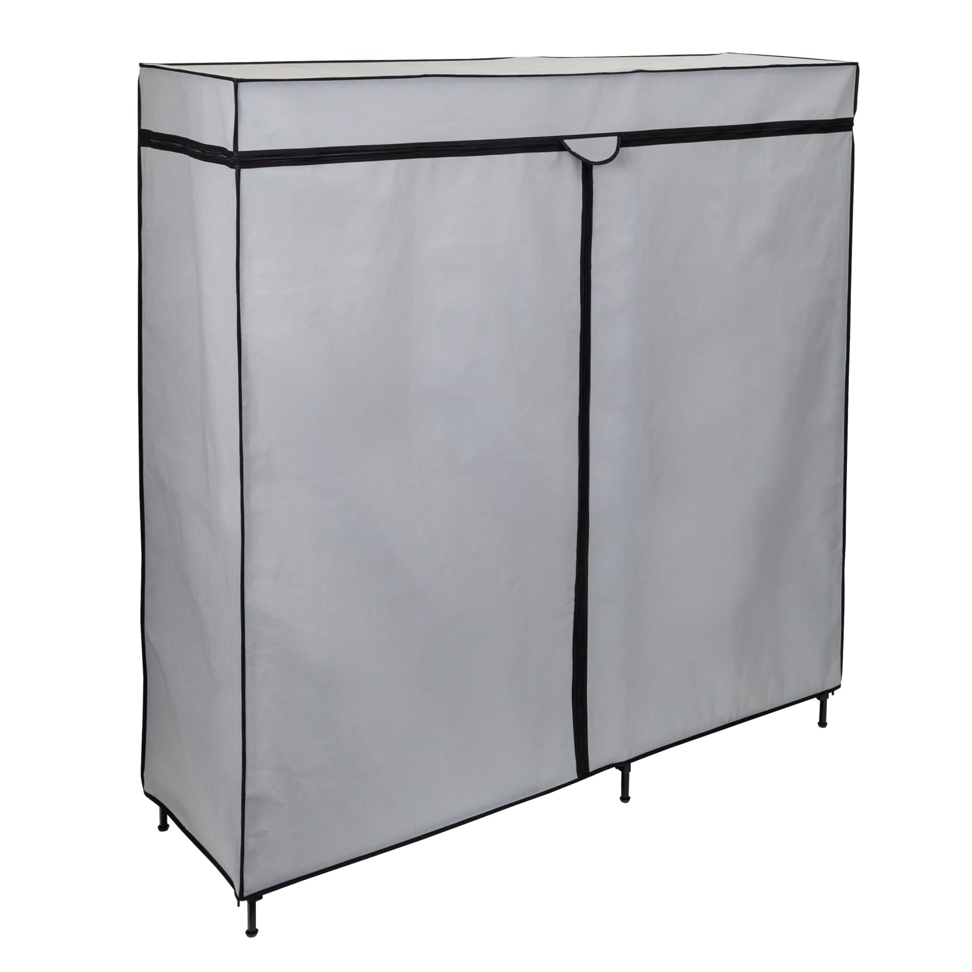 Honey-Can-Do Armoire de rangement pour vêtements Gris 152,4 cm