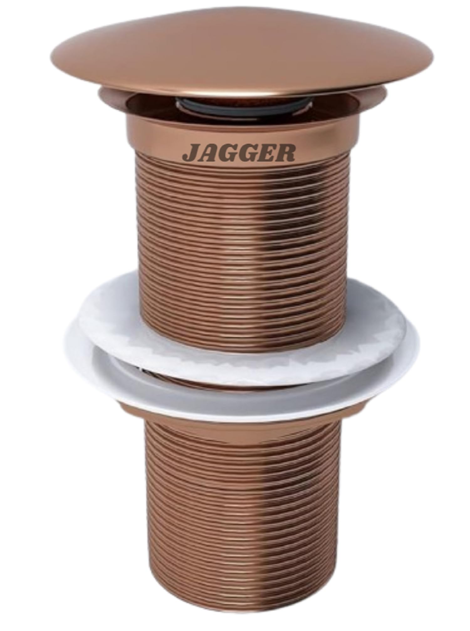 JAGGER JAG134 Brass Stainless Steel Wash Basin Waste Popup Sink Coupling with Full Thread Glossy Finish Corrosion Resistant for Home/Office/Bathroom ([ 5" INCH ] Rose Gold, 1) (B0CXJDT4D1) Amazon Price History, Amazon Price Tracker