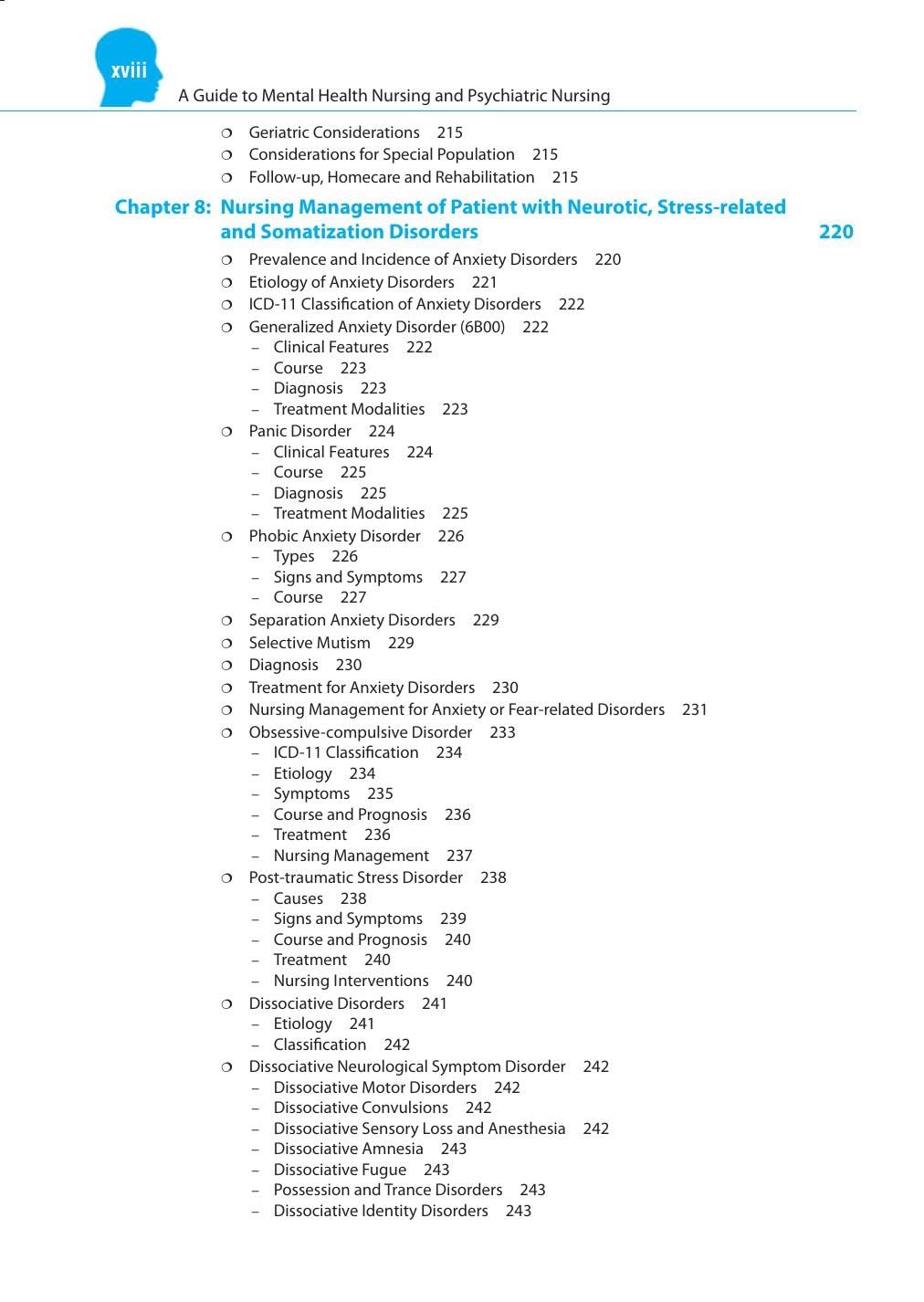 A GUIDE TO MENTAL HEALTH & PSYCHIATRIC NURSING SEMESTER V & VI 3