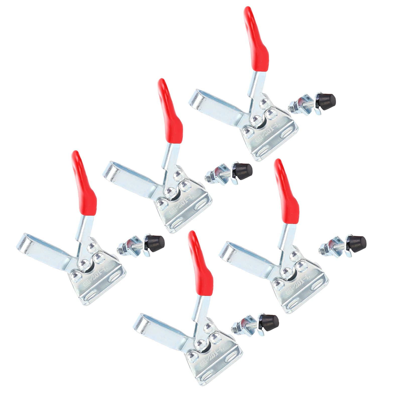 5 Sztuk Toggle Clamp Fixture Poziomy Zacisk Quick Release Hold Down Clamp Zacisk Narzędzi do Obróbki Drewna