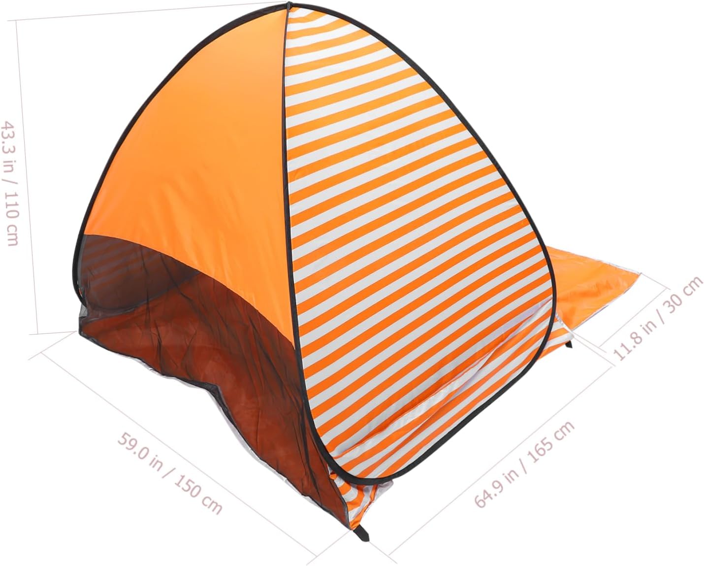 1set Quick Opening Beach Picnic Tent Automatic Setup Camping Shelter Storage Bag for People Breathable Design for Outdoor Activities and Fishing
