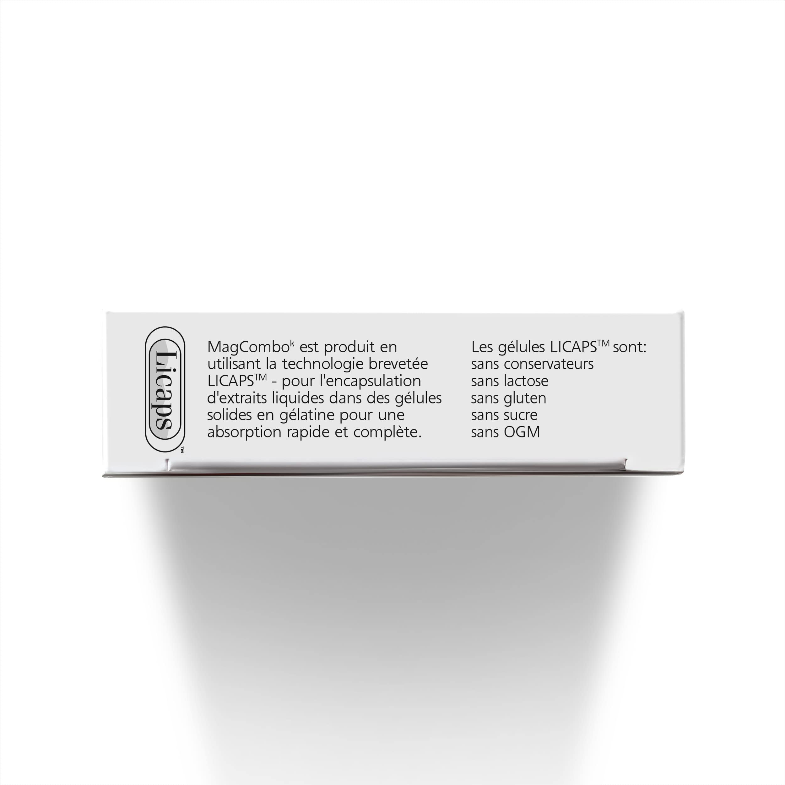 MagCombo – Magnésium pur concentré ; formule huileuse (spéciale) pour une absorption optimale, enrichie en vitamines B2, В6, В12 et С; testé en laboratoire (20 Prises)
