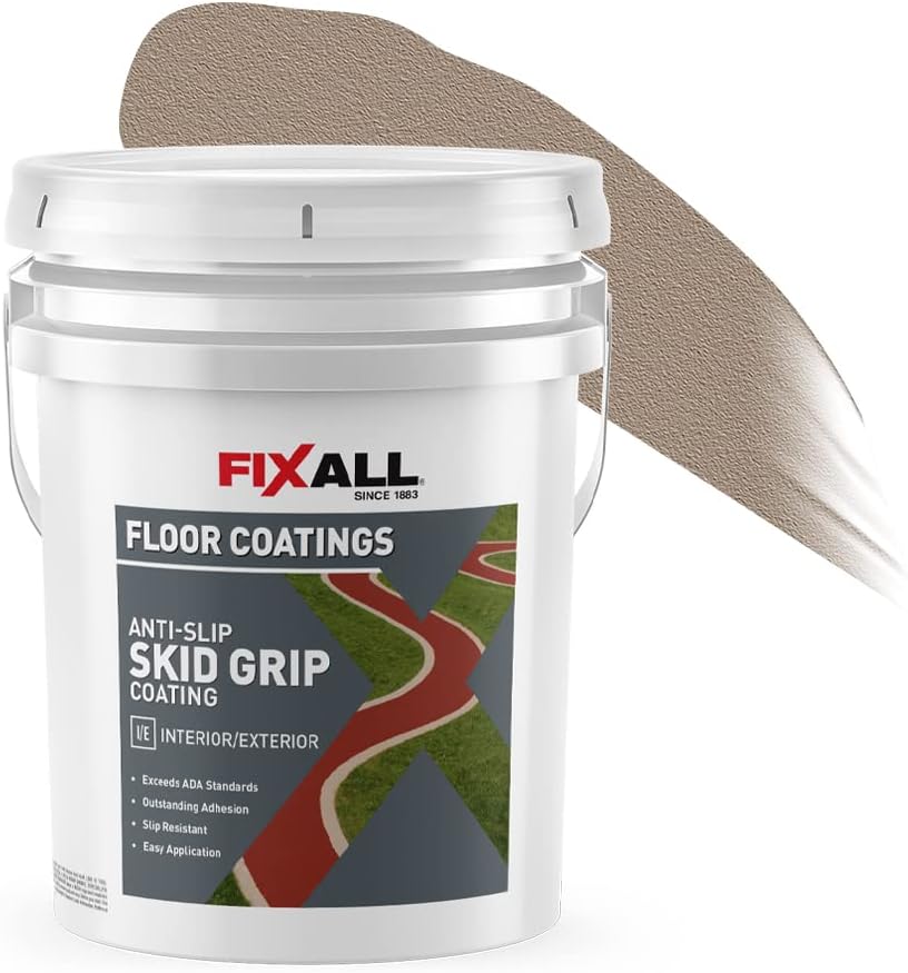 FixALL Skid Grip AntiSlip Coating, 1 Gallon, Cobalt, Exceeds ADA