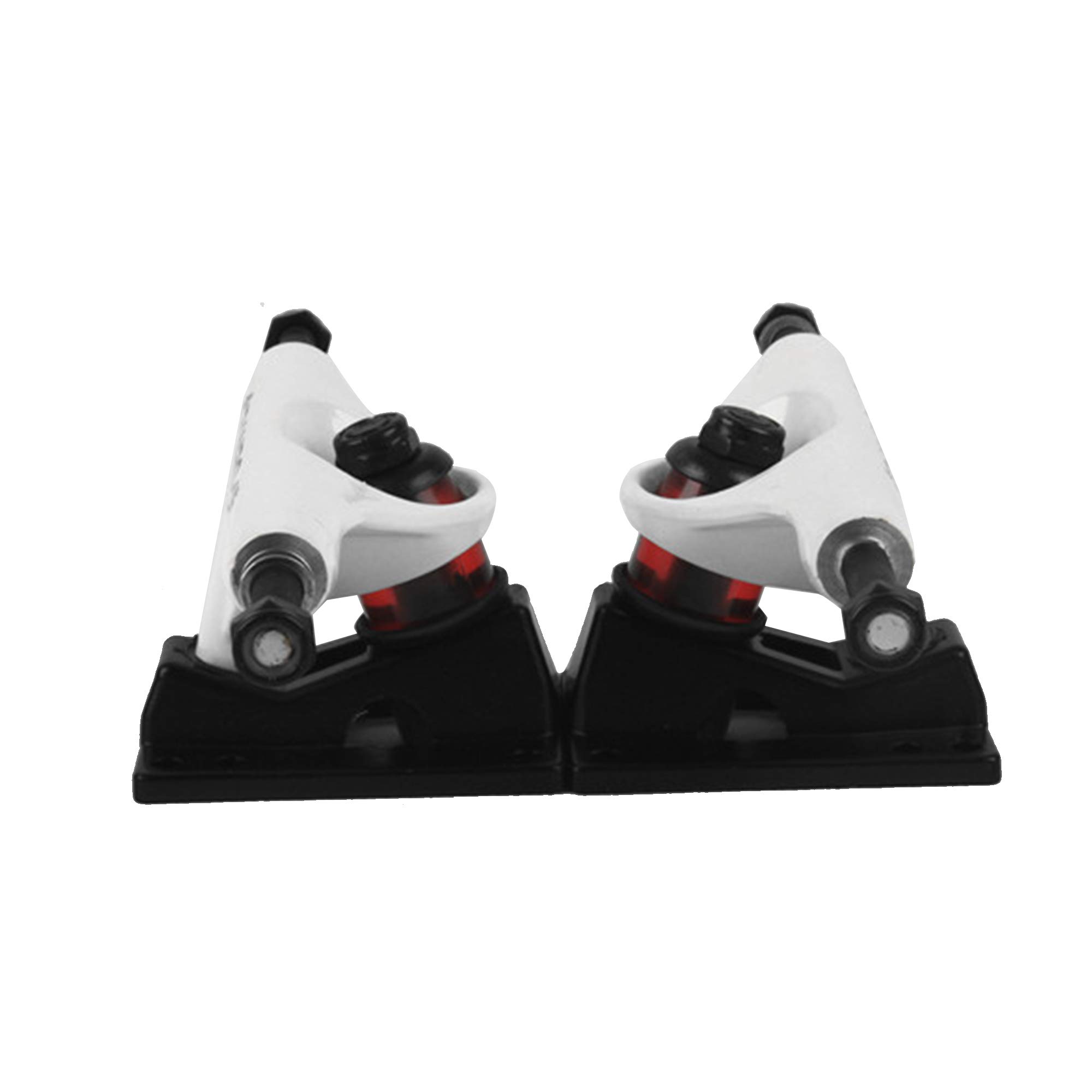 Skateboard Trucks - 5 Inch / 194 mm - Plata Pulida - Aleación Aluminio - Juego de 2