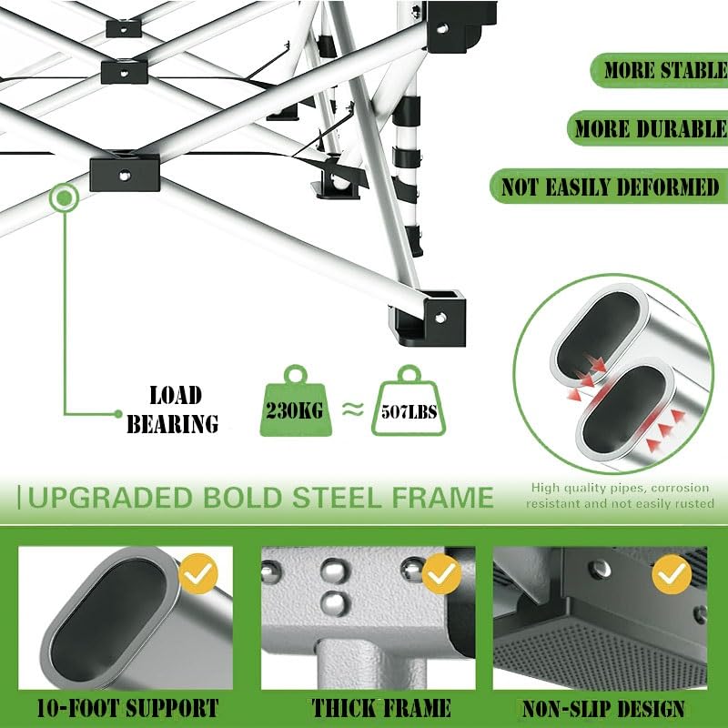 Lit de camp pliable confortable : la solution anti-mal de dos pour lit d'appoint