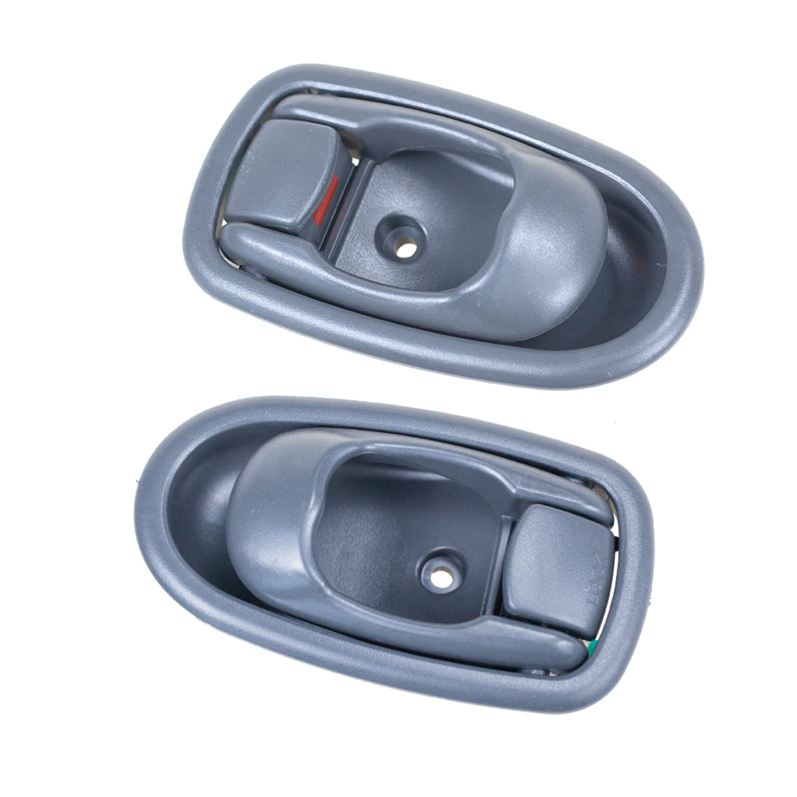 Manija Interior De Puerta Delantera Izquierda Para Kia Sedona EX 2002-2005 – Cromada, Con Botón De Bloqueo