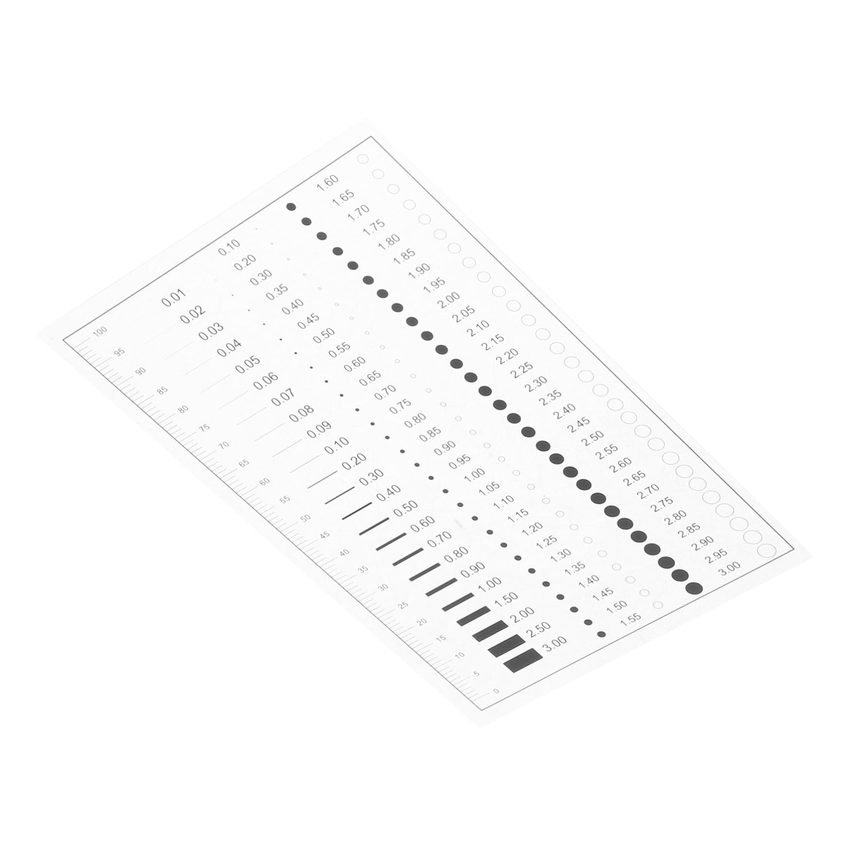 KICHOUSE Multifunctional Flaw Detection Gauge for Line Width and Film Scratch Measurement