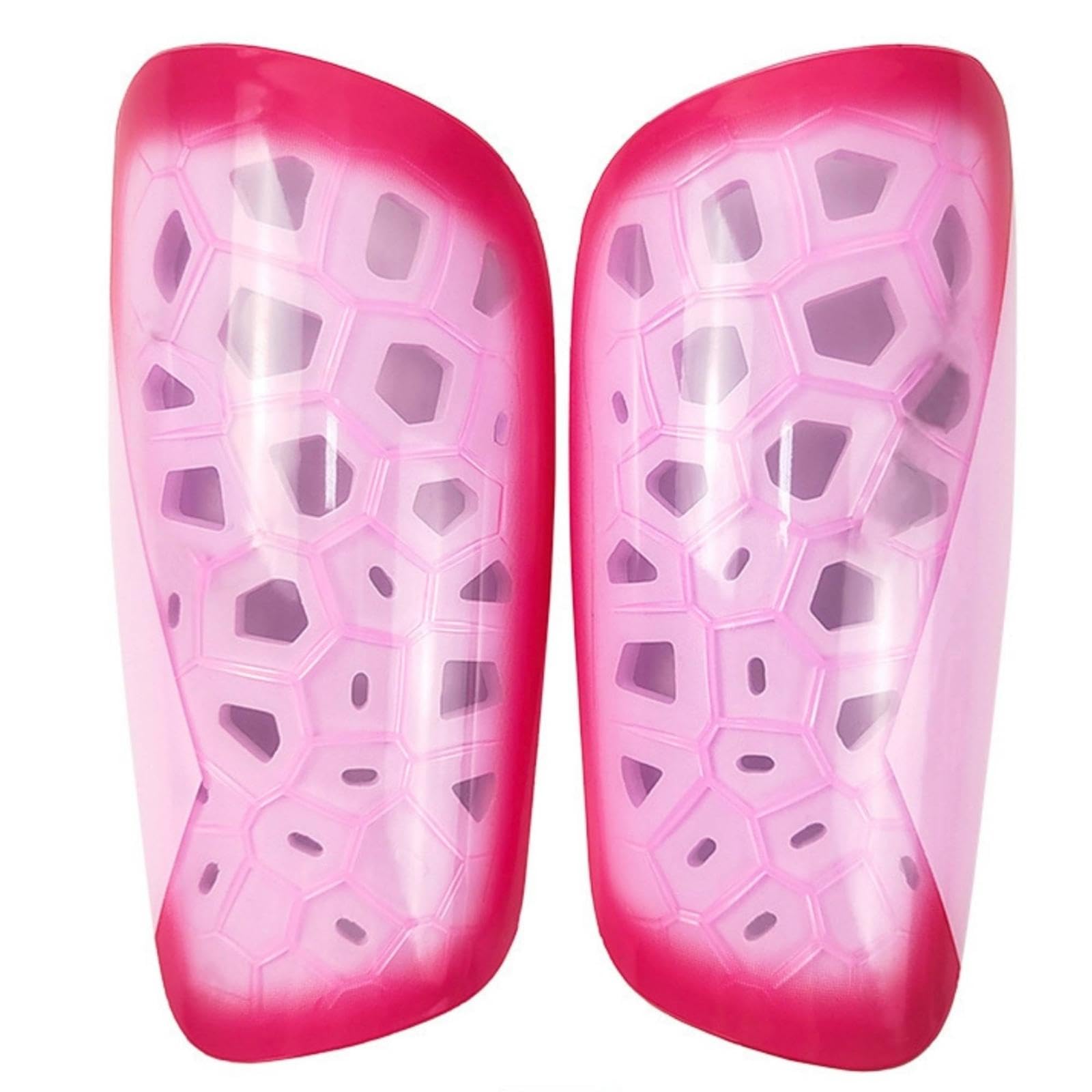 Soccer Shin Shock Absorption Protection Football Shin Pad Lightweight Leg Protector for Adults, Teens, Matches, Training Pink Kids-image-28