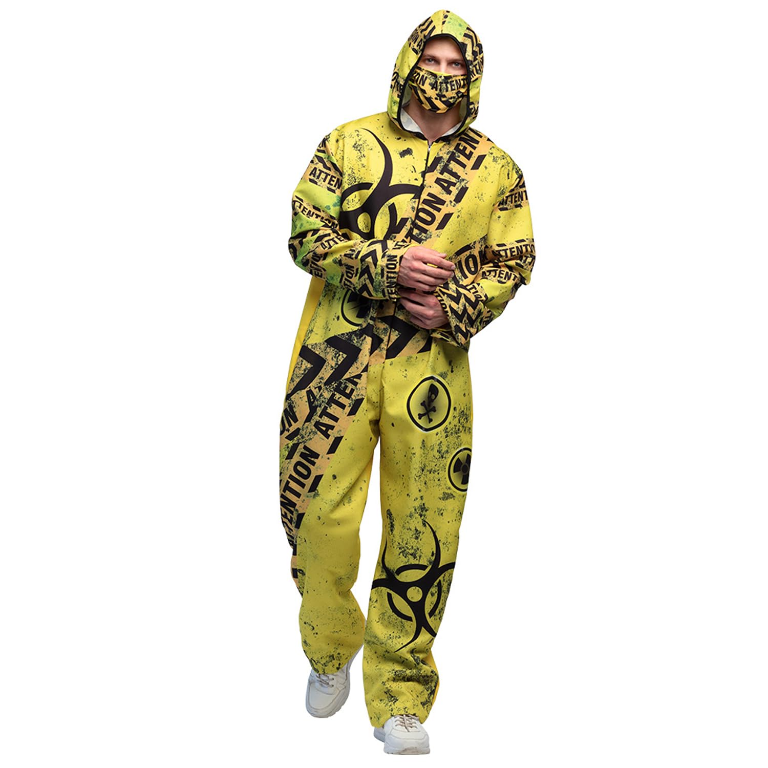 Boland - Radioactive costume for adults, fancy dress costumes, horror costume for Halloween or carnival