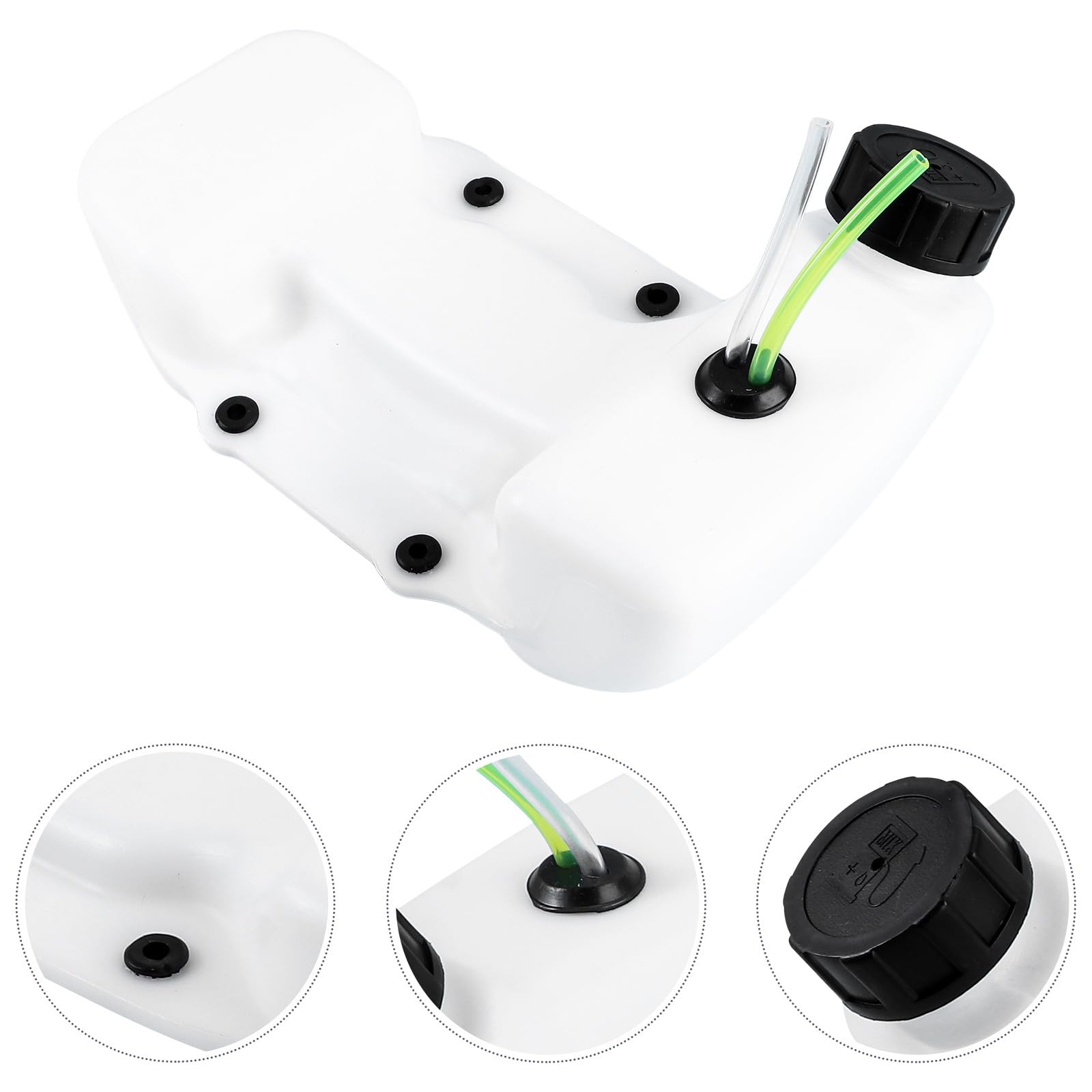 Réservoir Carburant Débroussailleuse 40-5Bl Plastique Robuste Pièce de Rechange pour Coupe-Bordures Jardin Usage Extérieur 24.5X14.5X7Cm
