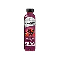 San Benedetto, Succoso Zero ai Frutti Rossi, 400 ml Bevanda Leggera e Dissetante in Acqua Minerale Naturale, Senza Zuccheri, Conservanti Coloranti e Glutine
