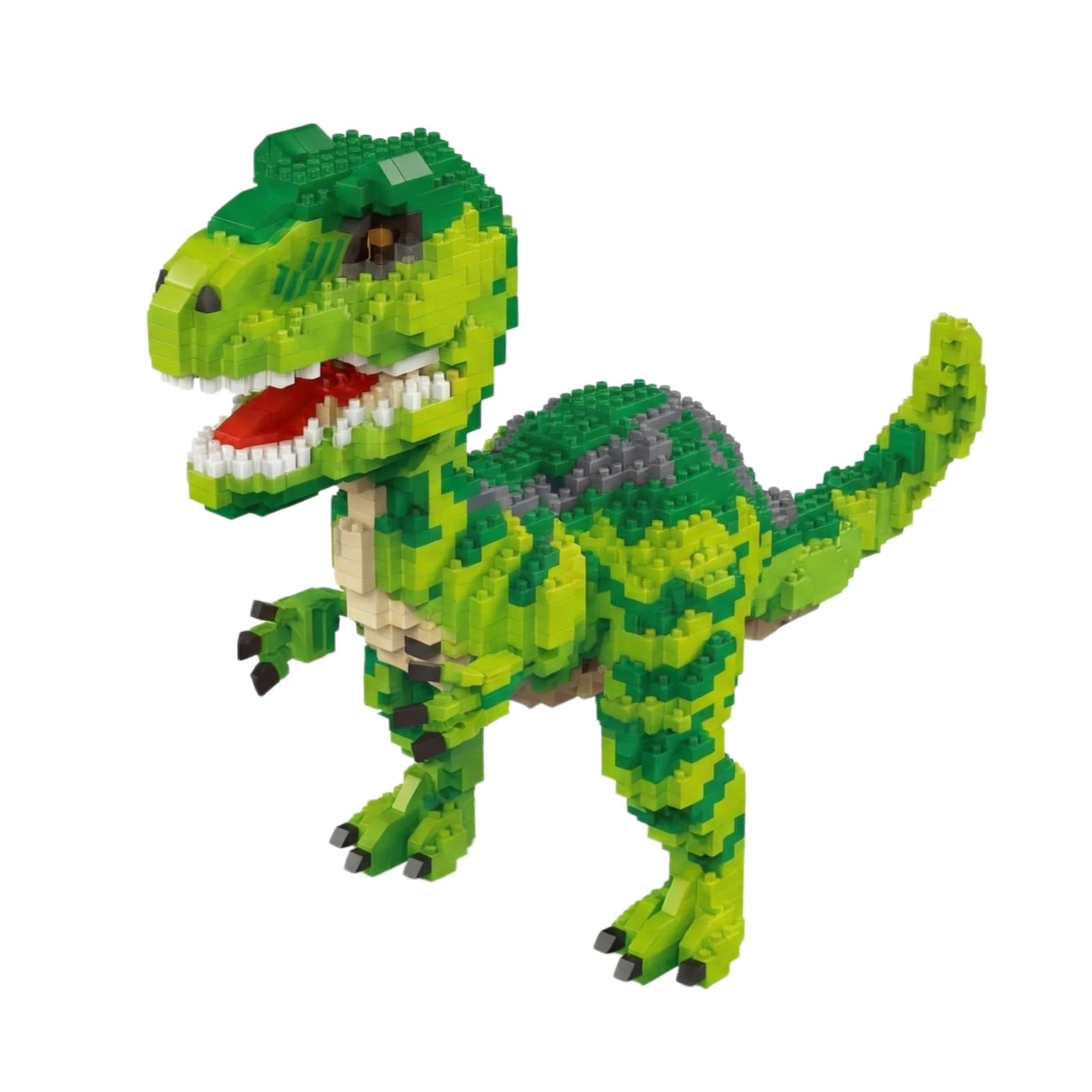 Dinosaur Micro Building Blocks, 1500+ Pieces Velociraptor DIY Model, Mini Diamond Blocks Bricks Toy for Adults and Teens, Creative Gift for Dinosaur Lovers