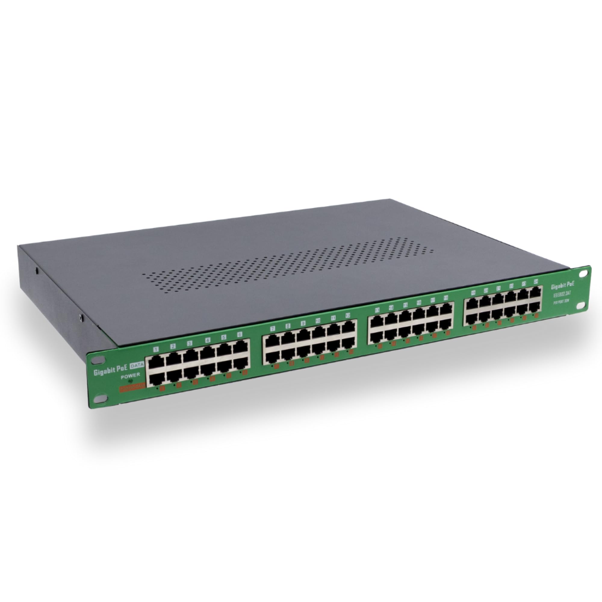 PoE Texas 24 Multi Port IEEE 802.3at PoE+ Injector - Get Full PoE+ On Every Port - Total 700 watt Power - 2.5 Gig Data Rate - Active PoE+ Injector for WiFi Access Points, PTZ Cameras, IP Phones AT-24-48v700w