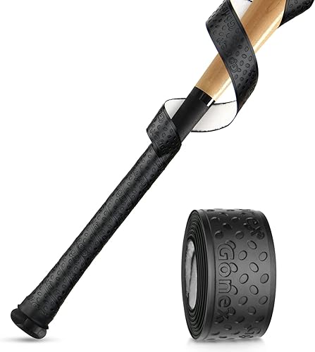 Gonex Cinta de agarre de bate para béisbol y softball, 0.043 in, 40.16 pulgadas, Pro Feel Full Adhesive Back Baseball Bat Grip (1 unidad2 paquetes)