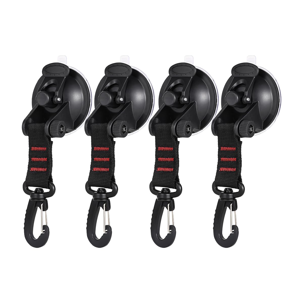 Ventose Campeggio Set 4 Ventose Con Ganci Per Auto - Fissaggio Bagagli, Teloni, Tendicine, Capacità 10 Kg Fissaggio Teloni - 7