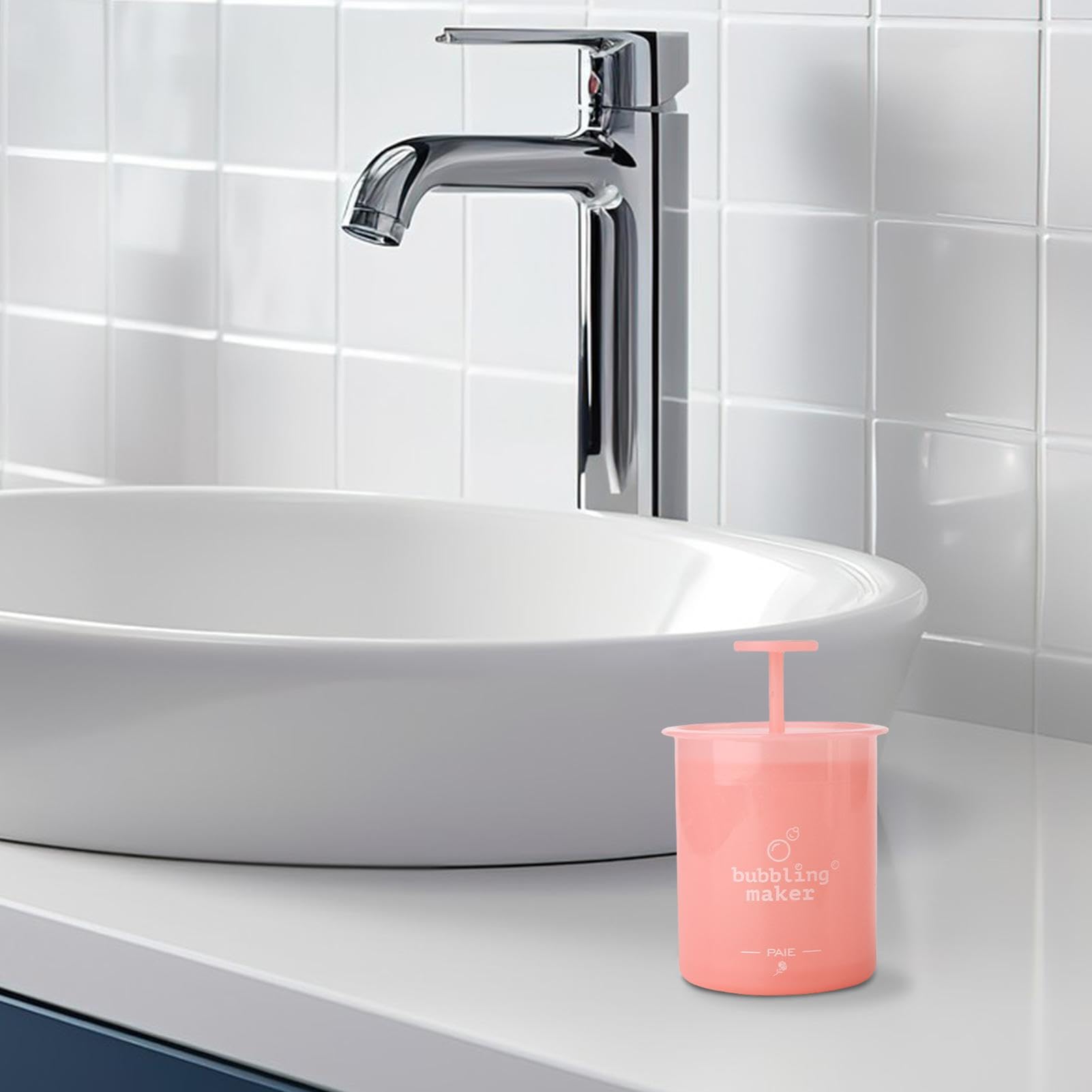 Creatore di schiuma, schiumatore di sapone - Schiuma rapida manuale per schiuma a bolle - Pompa ergonomica, strumento per la pulizia del viso per la cura della pelle, creatore di schiuma