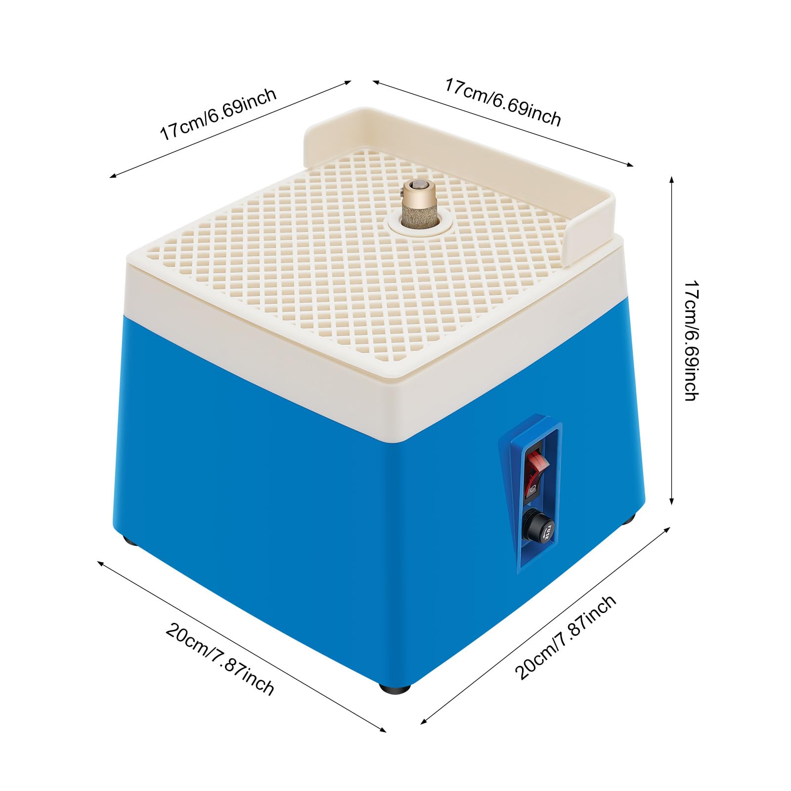 Levigatrice elettrica per vetro, blu, con spina europea, 220 V, levigatrice a umido per vetro, ceramica, piastrelle, lavorazione del vetro fai da te, strumento di levigatura e lucidatura per bordi in